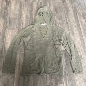 Roxy size L hooded sweater